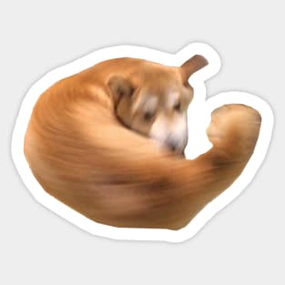 Shibe Punch Sticker